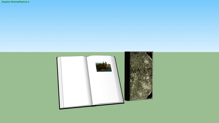 Myst Linking book (Open and Closed)