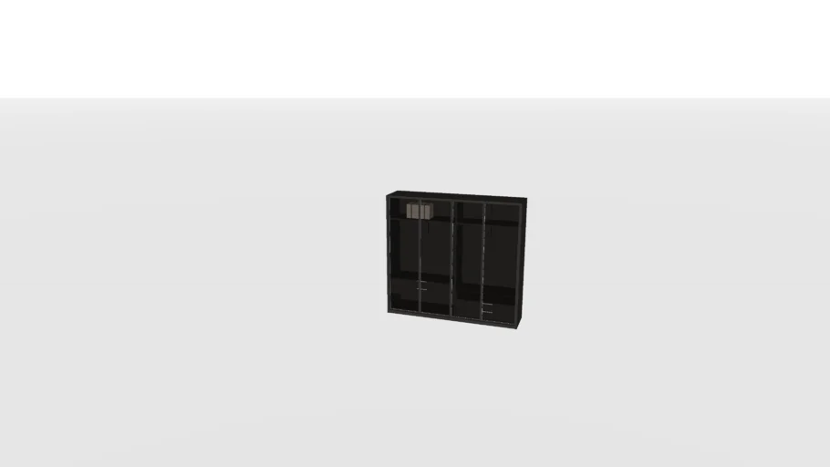 Aristo Glass Wardrobe