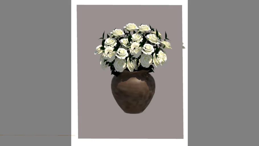 Florero de ceramica