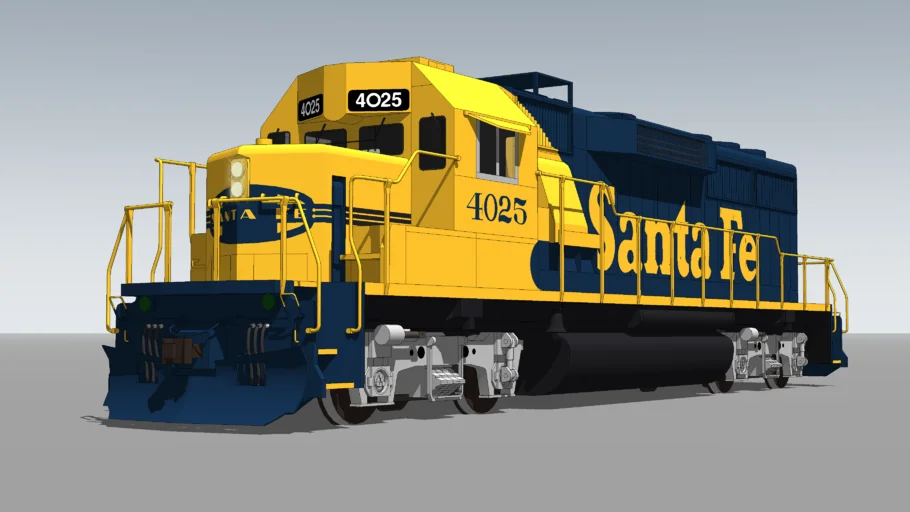 EMD GP60 - Santa Fe