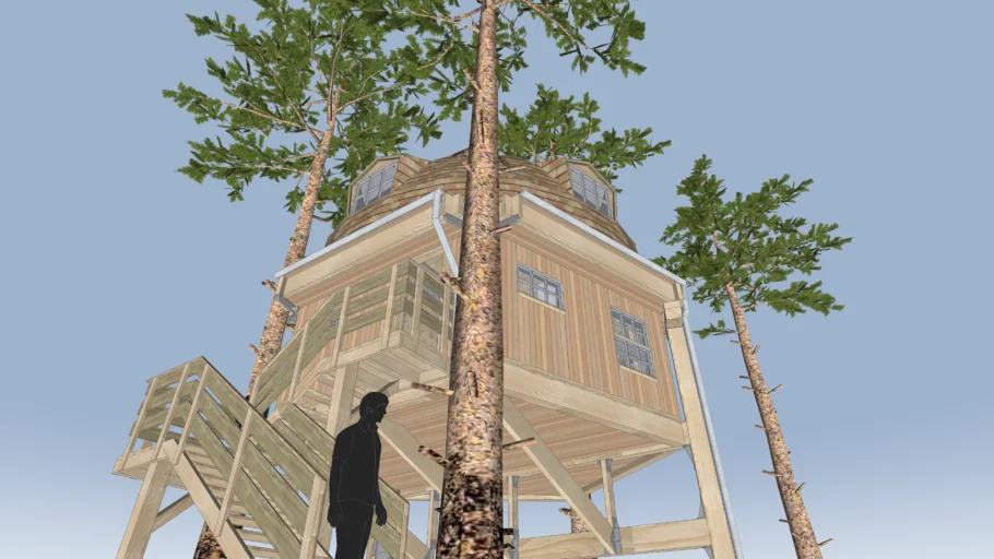 Geodesic Treehouse
