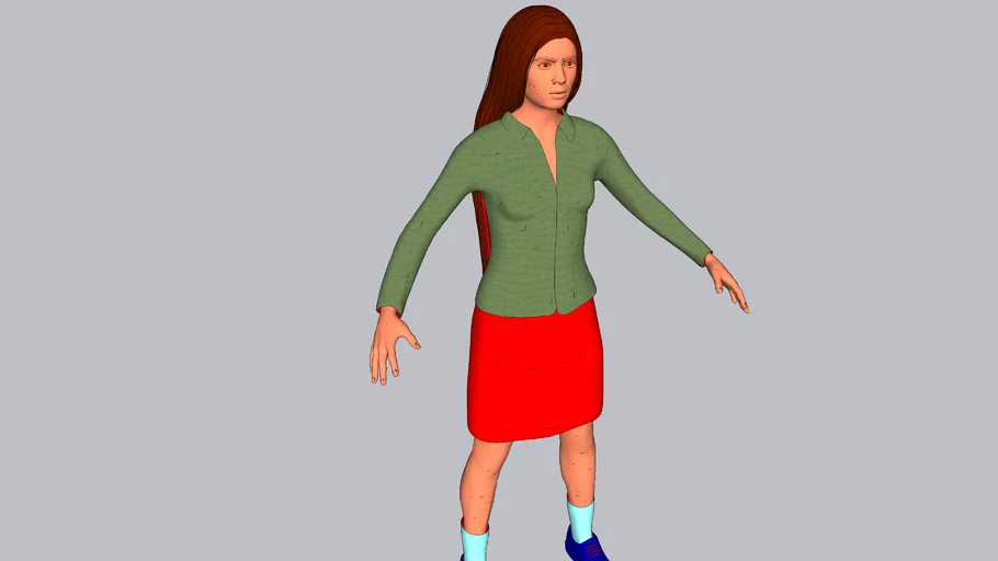 woman 3d