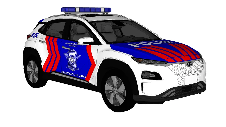 polisi indonesia hyundai kona