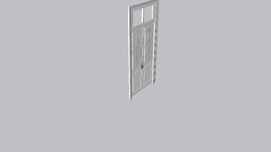 Puerta doble alta Casa Evaristo