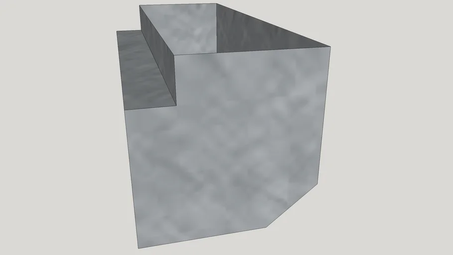 10x3.25 90 degree duct transition