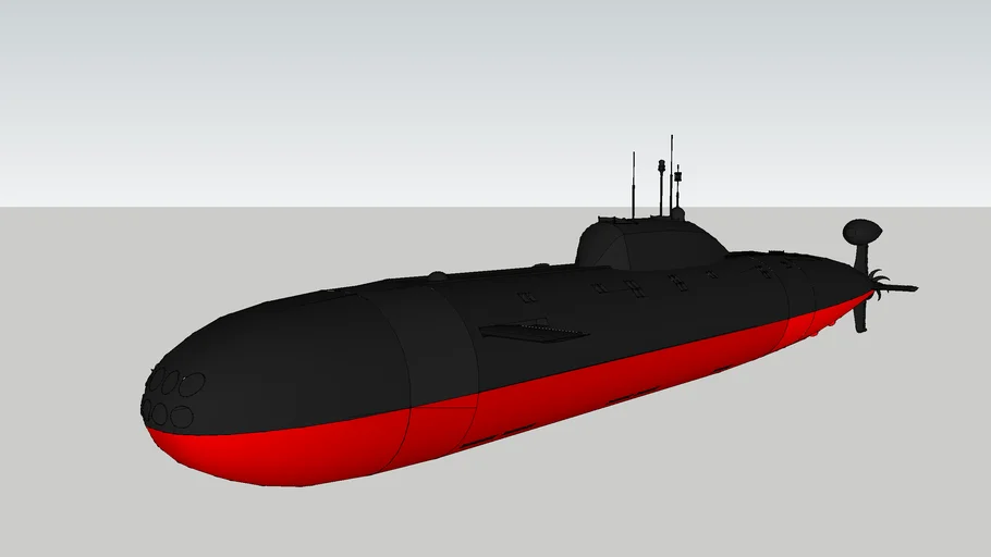 Akula Class Russian Submarine (Updated)