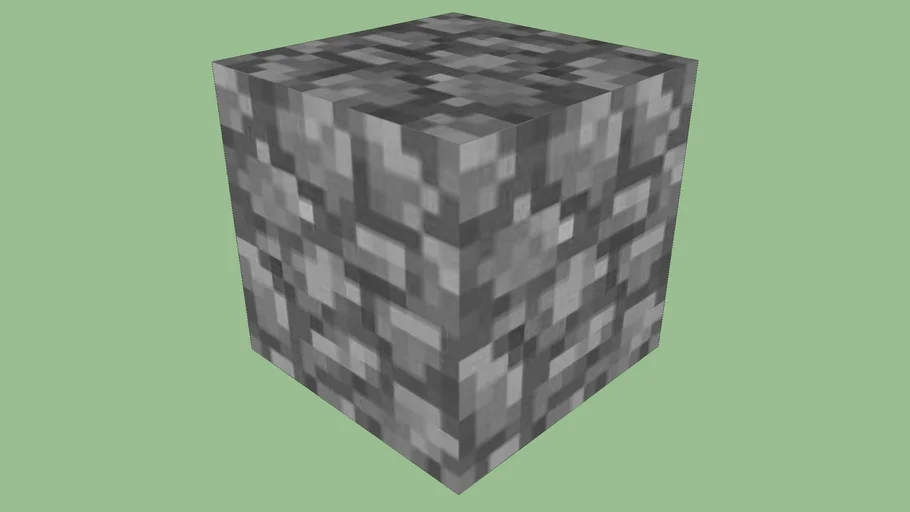 Minecraft-Cobblestone Block