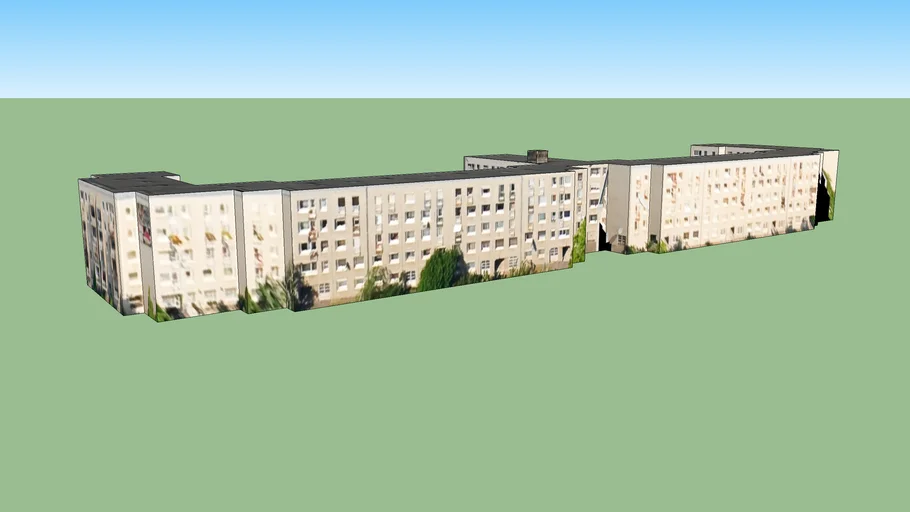Big panel building | 3D Warehouse