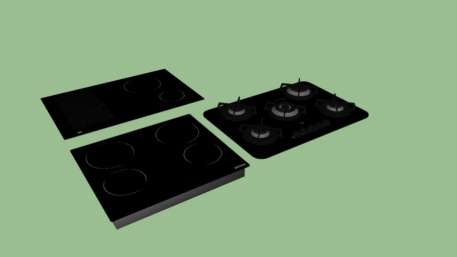 Cooktop à gás, indução e Eletrico
