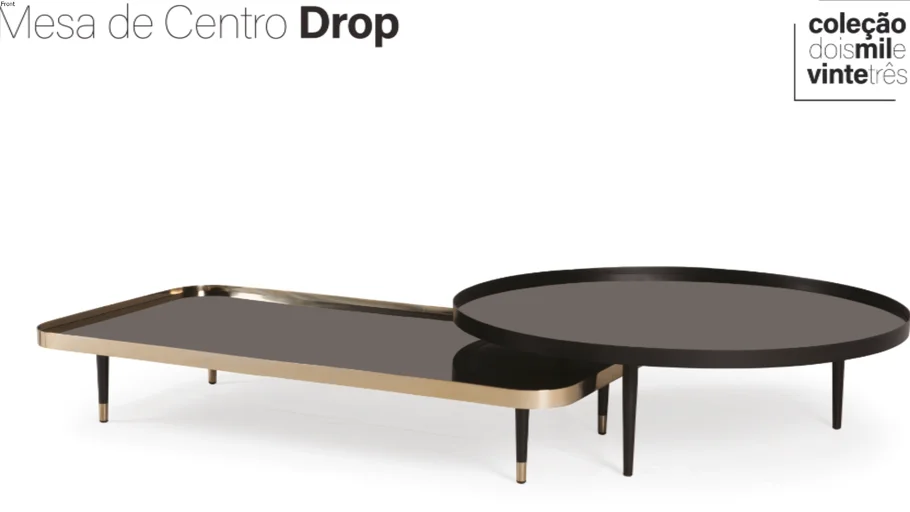 Mesa de centro Drop - redonda