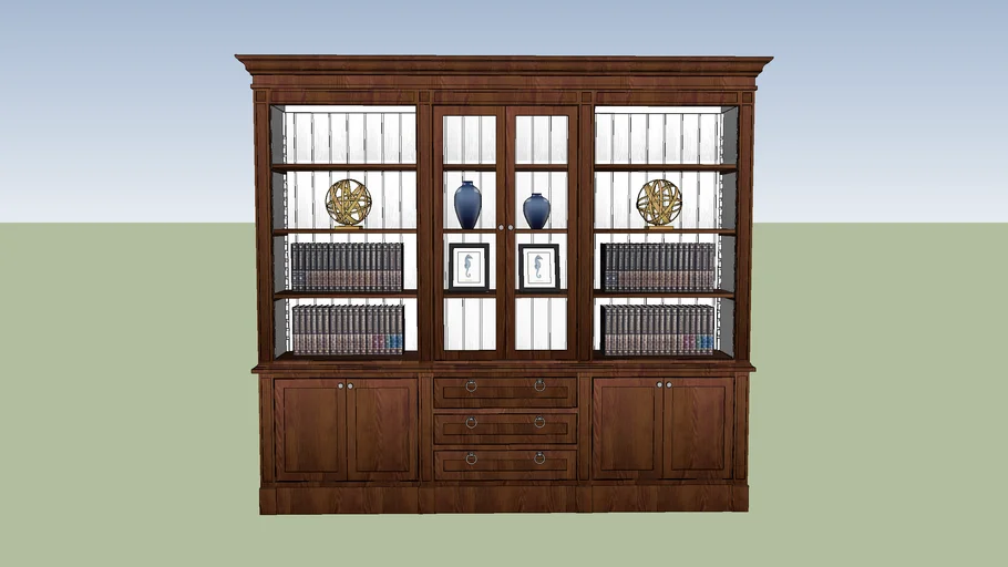 Bookcase /  Bookshelf / Library Cabinet / biblioteka / witryna