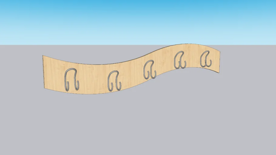 Hakenleiste welle / Hook rail wave