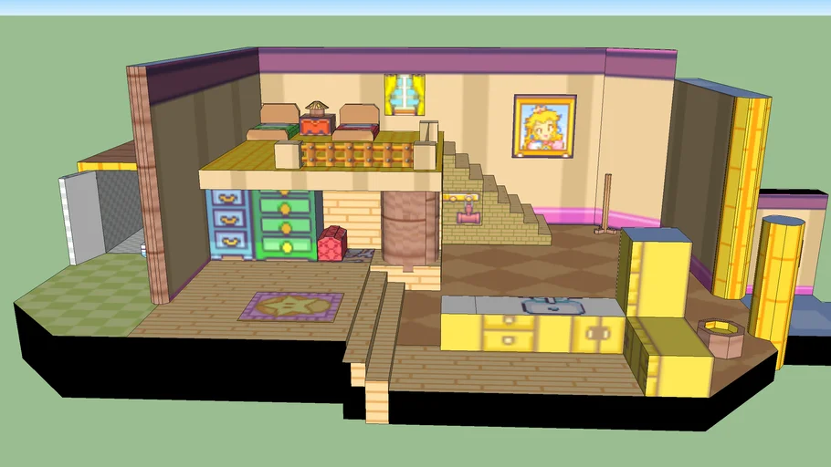 M&L SS mario and luigi's house (indoors)