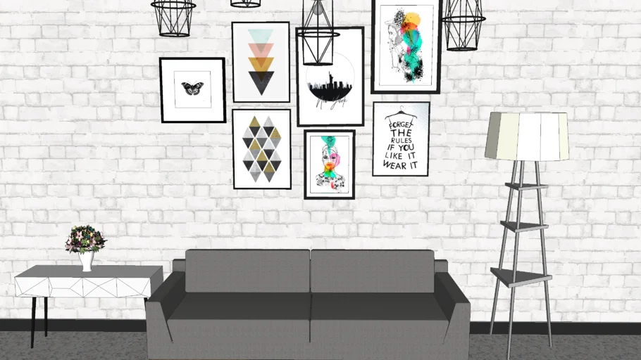 interior, sweet home, art, lukisan, ruangan,