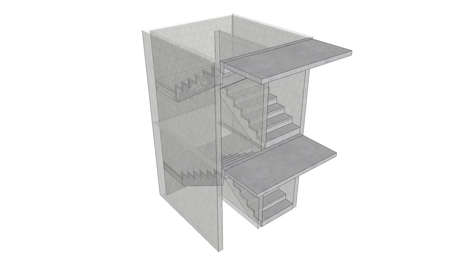 Escada para Saída de Emergência de Edifícios.