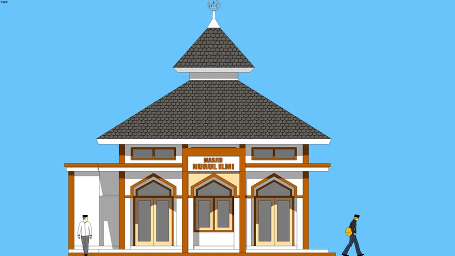 masjid 12mx10m