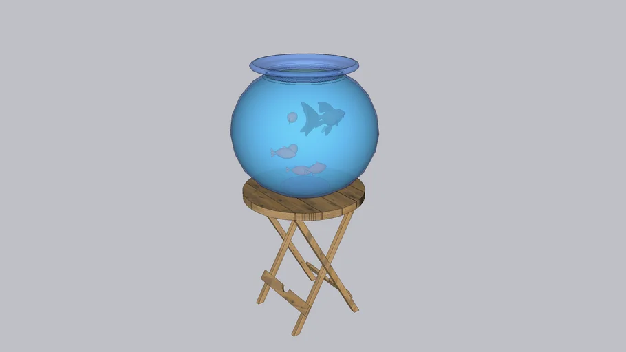 Fish tank & table | 3D Warehouse