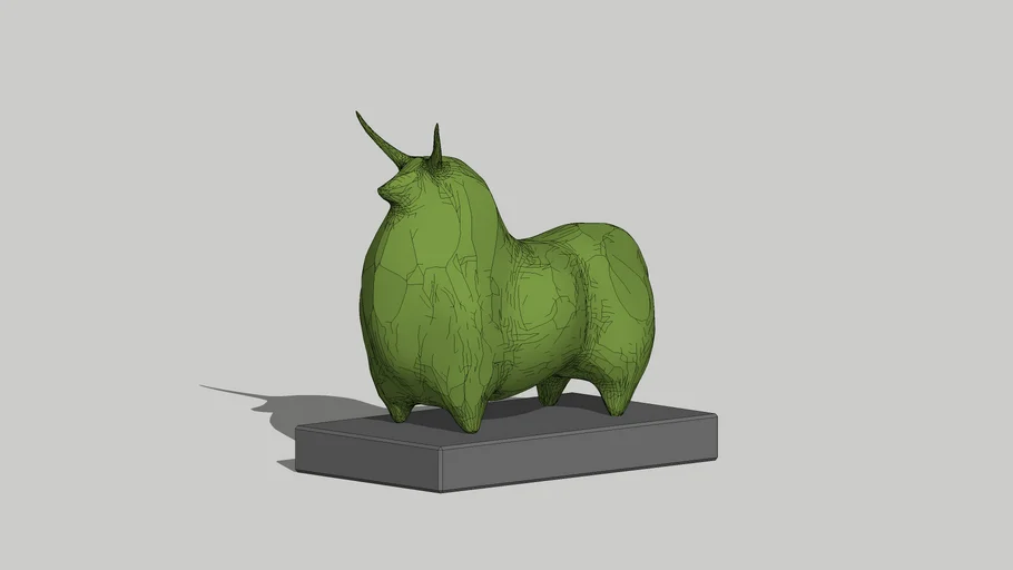 Escultura de toro