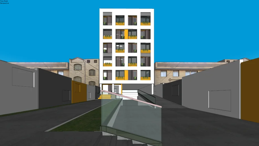Modern Apartment Building Facade Design 4