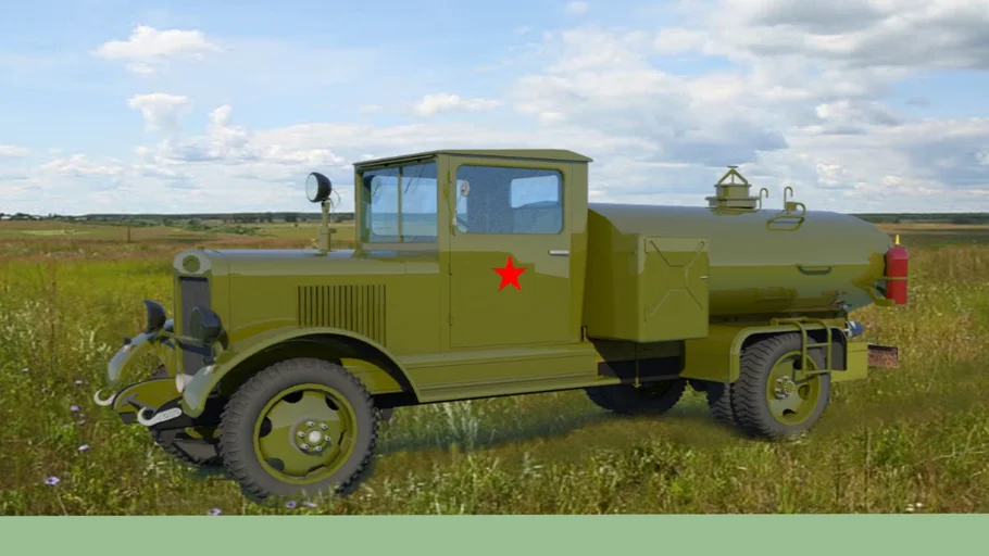 RED ARMY WW2 FUEL TANKER -SOVIET WW2 FUEL TANKER | 3D Warehouse