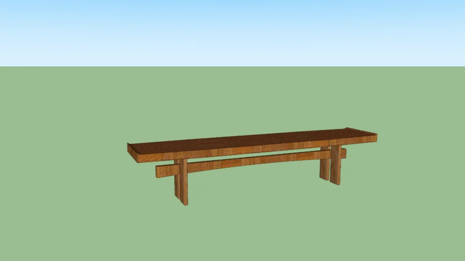 Japanese Garden Bench