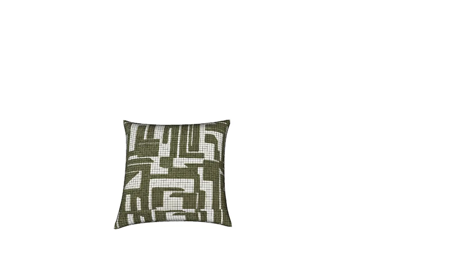 coussin vert 45X45