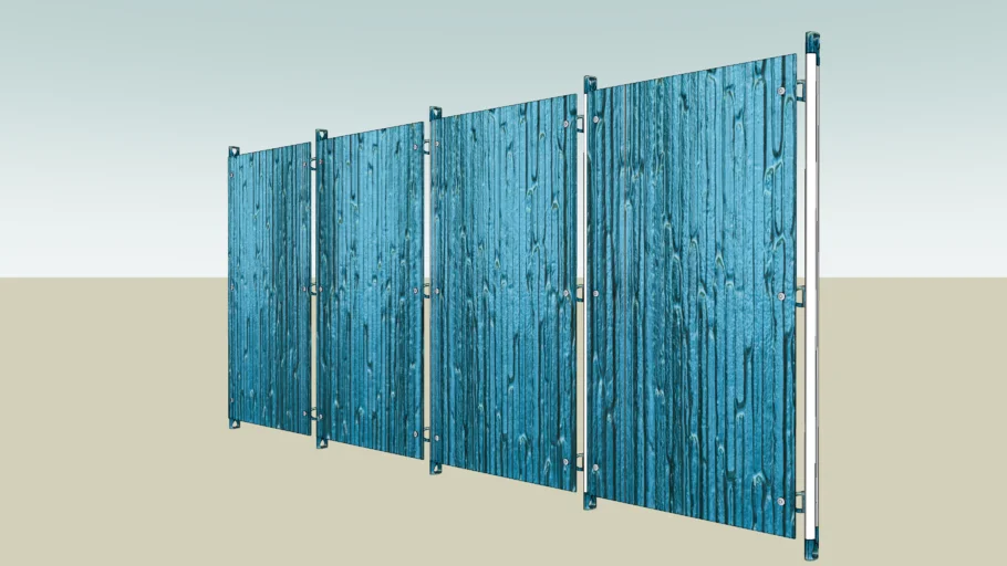Textured Glass Screen - 4 component