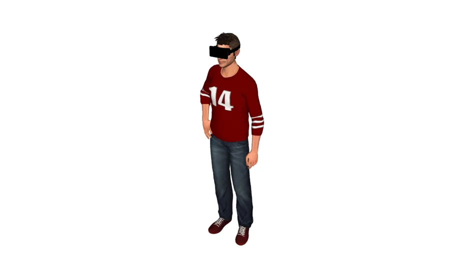 man with VR gear