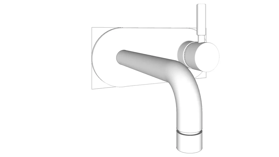 Wall Mounted Basin Mixer model by pooh