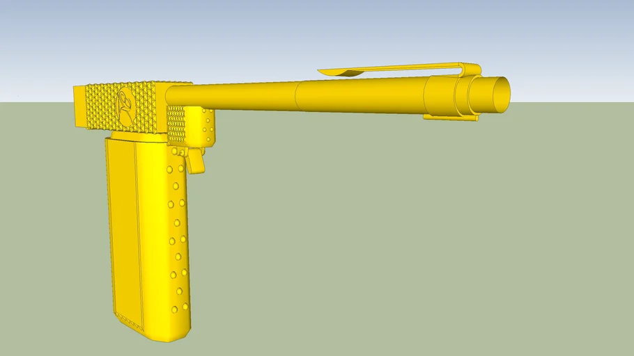 A Golden Gun Assambly model
