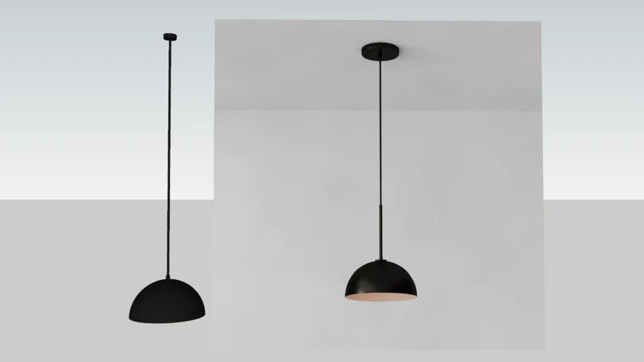 WEST ELM - Sculptural Metal Pendant