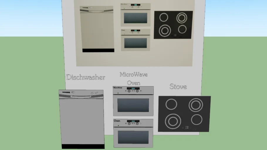 kitchen, Dishwasher,  Microwave,Oven and a stove