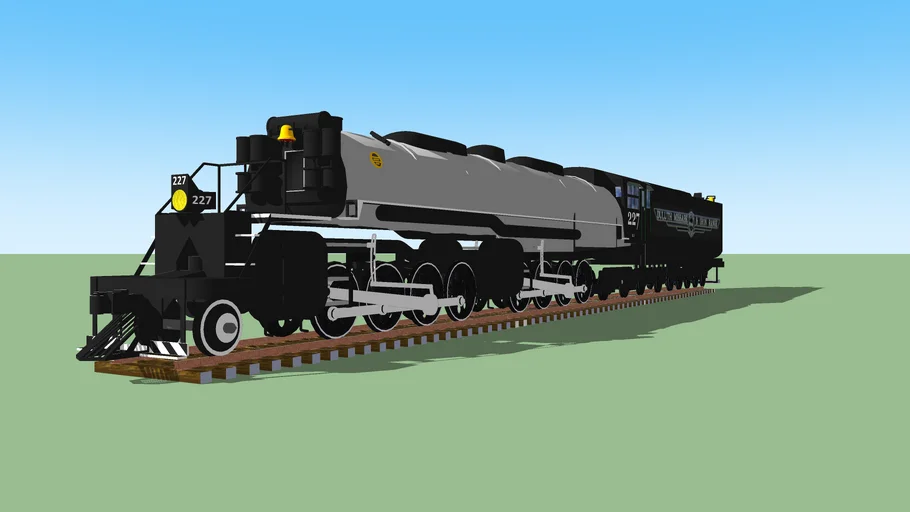 DM&IR Yellowstone 2-8-8-4 | 3D Warehouse