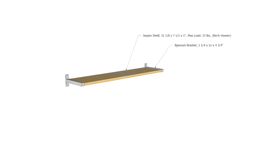 IKEA Jarpen/Bjarnum Shelf
