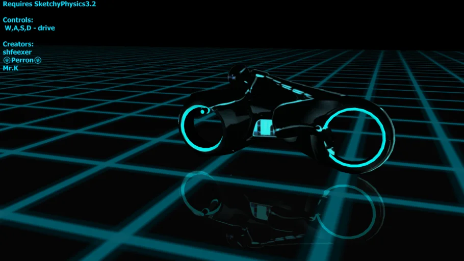 TRON LEGACY : Light Cycle Grid Game   ( 6MB )