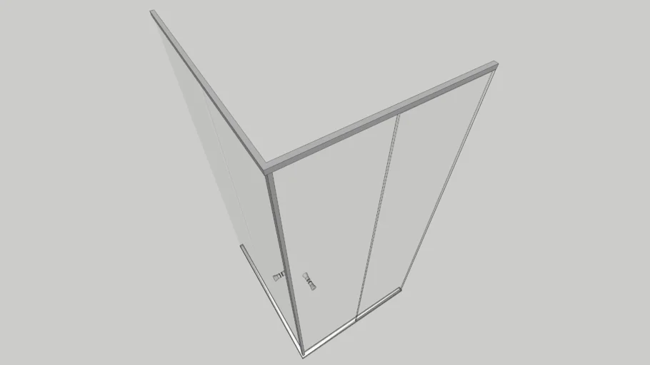 Box de canto h=190cm VRAY