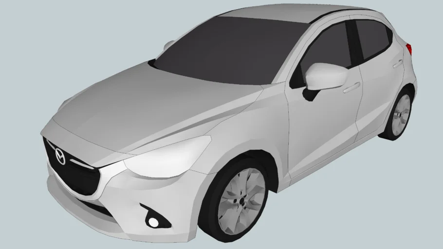 2015 Mazda 2/Demio 5-Door (DJ) (Low Poly)