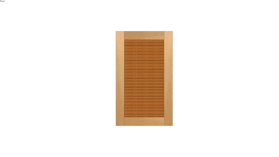 Wooden louver window 60x100 cm