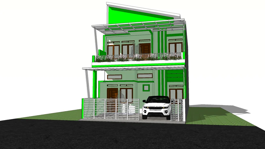 rumah kost 2 lantai