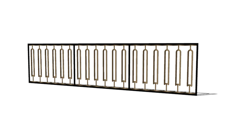 K Modern railing