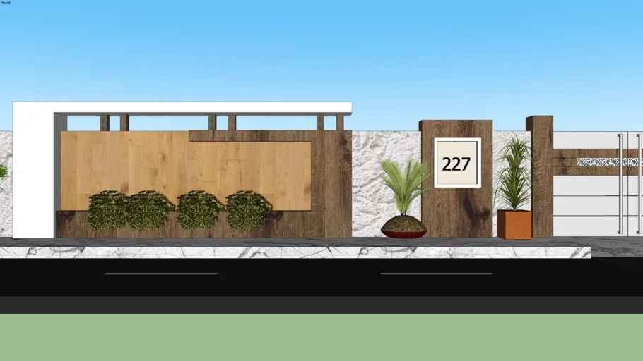 modern boundaywall