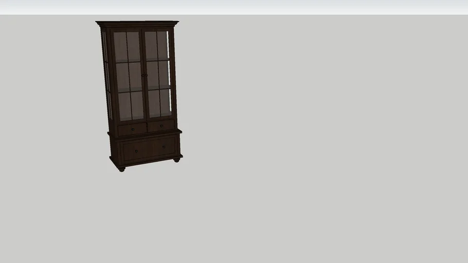 crate & barrel china cabinet