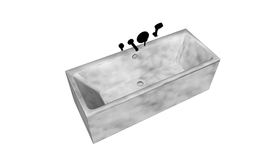 bathtub bathroom vray