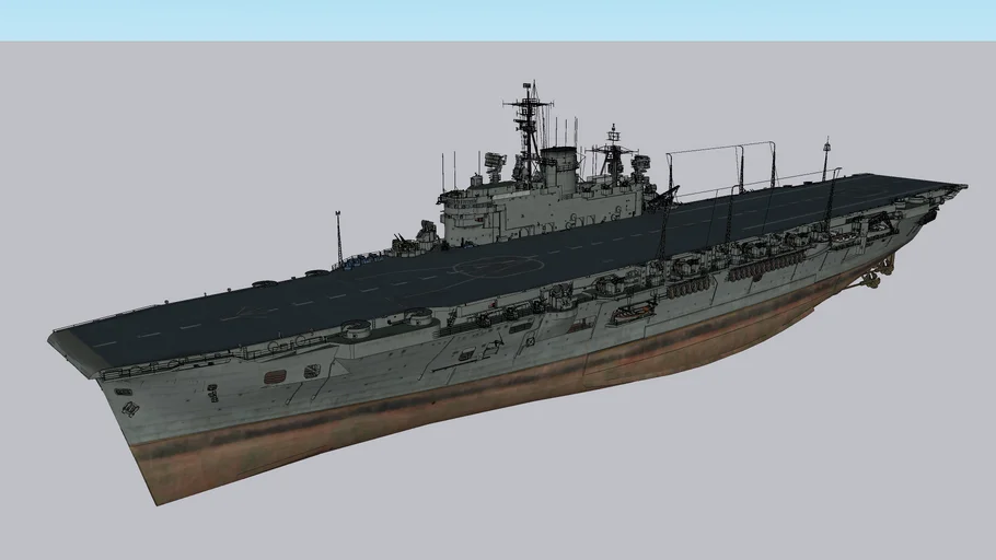 Audacious class aircraft carrier | 3D Warehouse