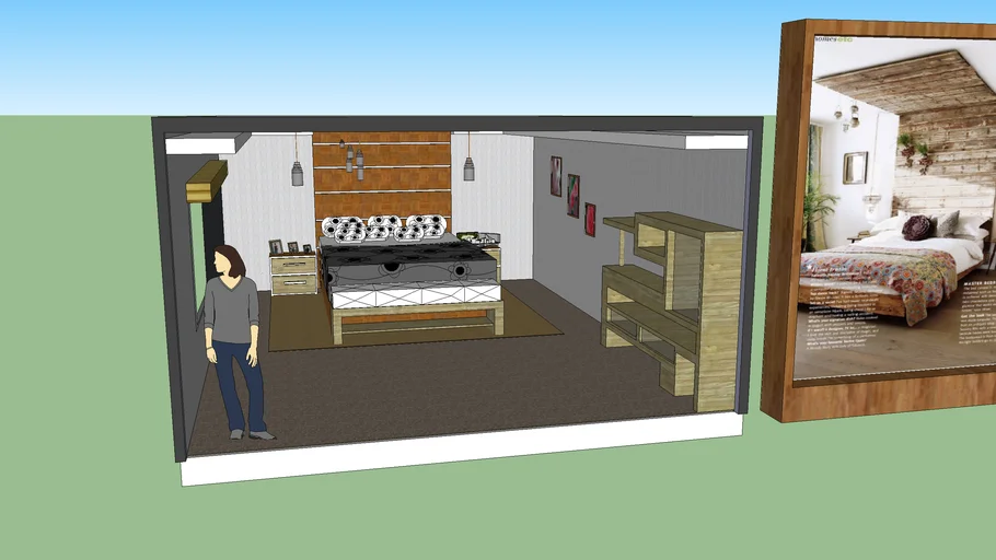 Quarto Completo Moderno . 