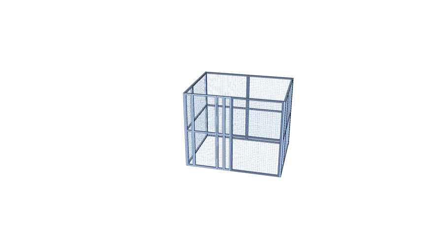 Wire Mesh Cage for Data Center Colocation