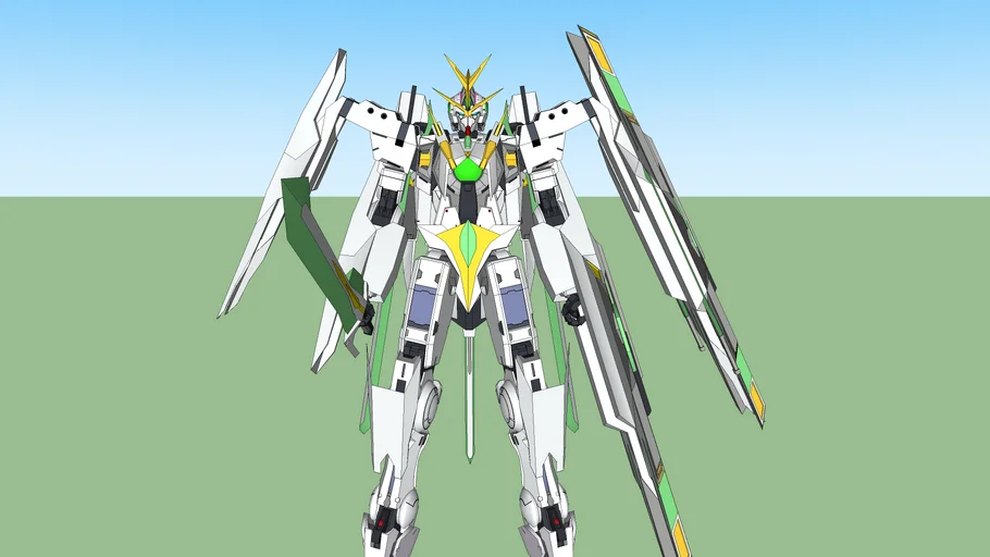 GN-04/HWE-WKG GN-04 Nadleeh Heavy Weapons Emperor - White Knight Gear