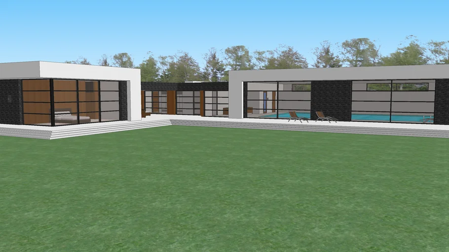 Modern Bungalow with indoor pool | 3D Warehouse