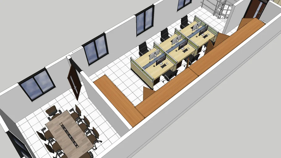 Interior Ruang Kabag Menkopolhukam