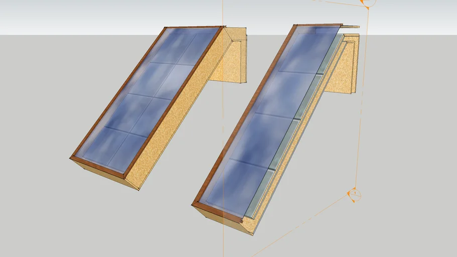 Passive Solar Window Heater (thermosyphon)